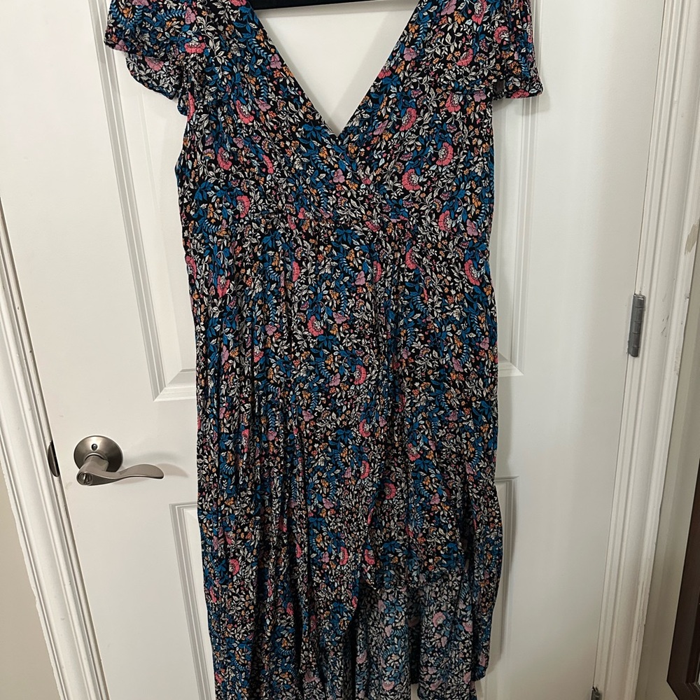 Floral V-Neck torrid romper/dress